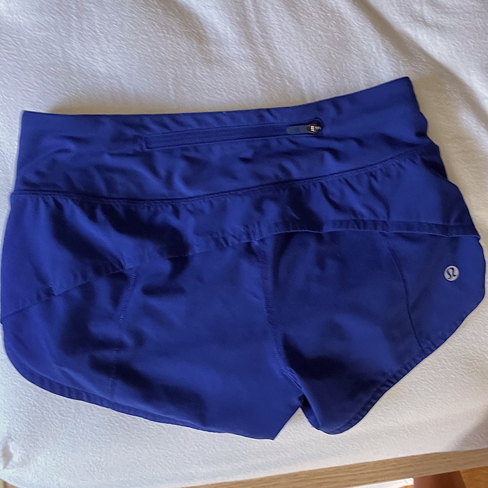 Lululemon speed up shorts 2.5 royal blue (old color)
